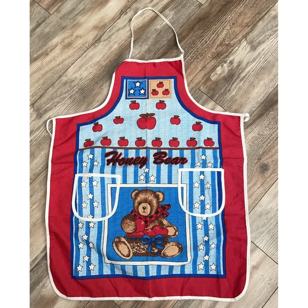 Vintage Apron Unitex Houston Honey‎ Bear